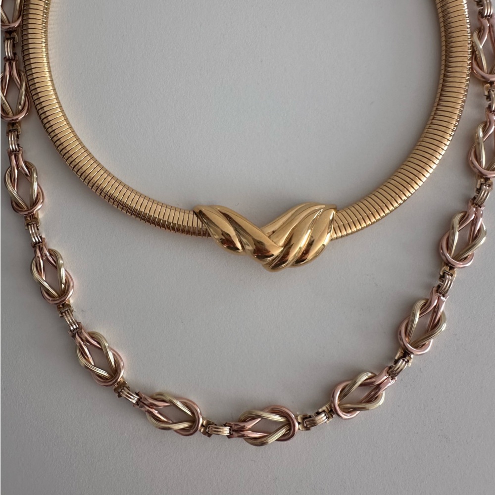 Gold plated Monet Choker - Picture 8 of 14